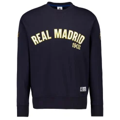 Hombre MBA Solutions Sudaderas*Sudadera Hombre Baseball Azul Marino Real Madrid