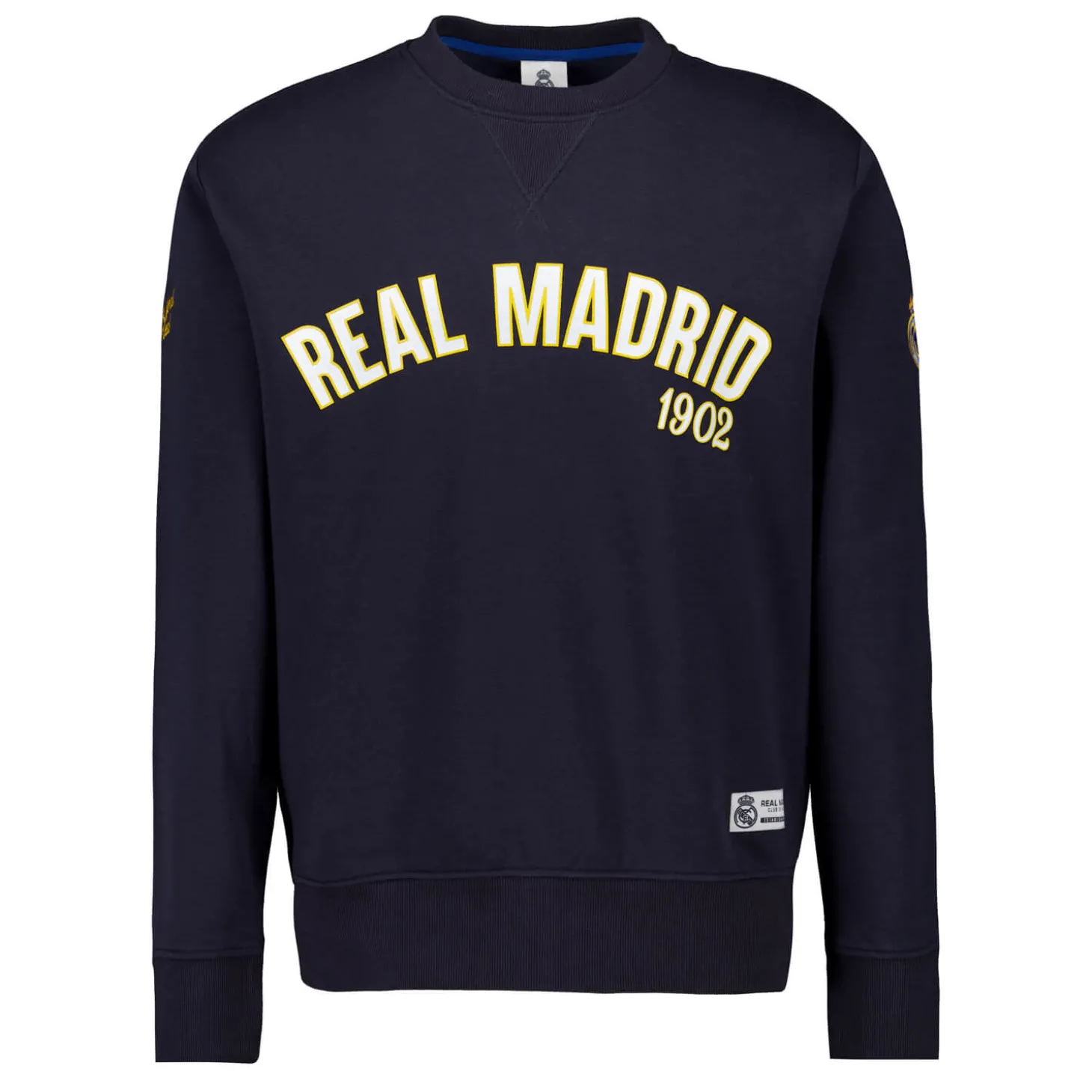 Hombre MBA Solutions Sudaderas*Sudadera Hombre Baseball Azul Marino Real Madrid