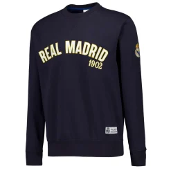 Hombre MBA Solutions Sudaderas*Sudadera Hombre Baseball Azul Marino Real Madrid