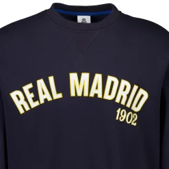 Hombre MBA Solutions Sudaderas*Sudadera Hombre Baseball Azul Marino Real Madrid