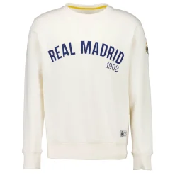 Hombre MBA Solutions Sudaderas*Sudadera Hombre Baseball Blanca Real Madrid