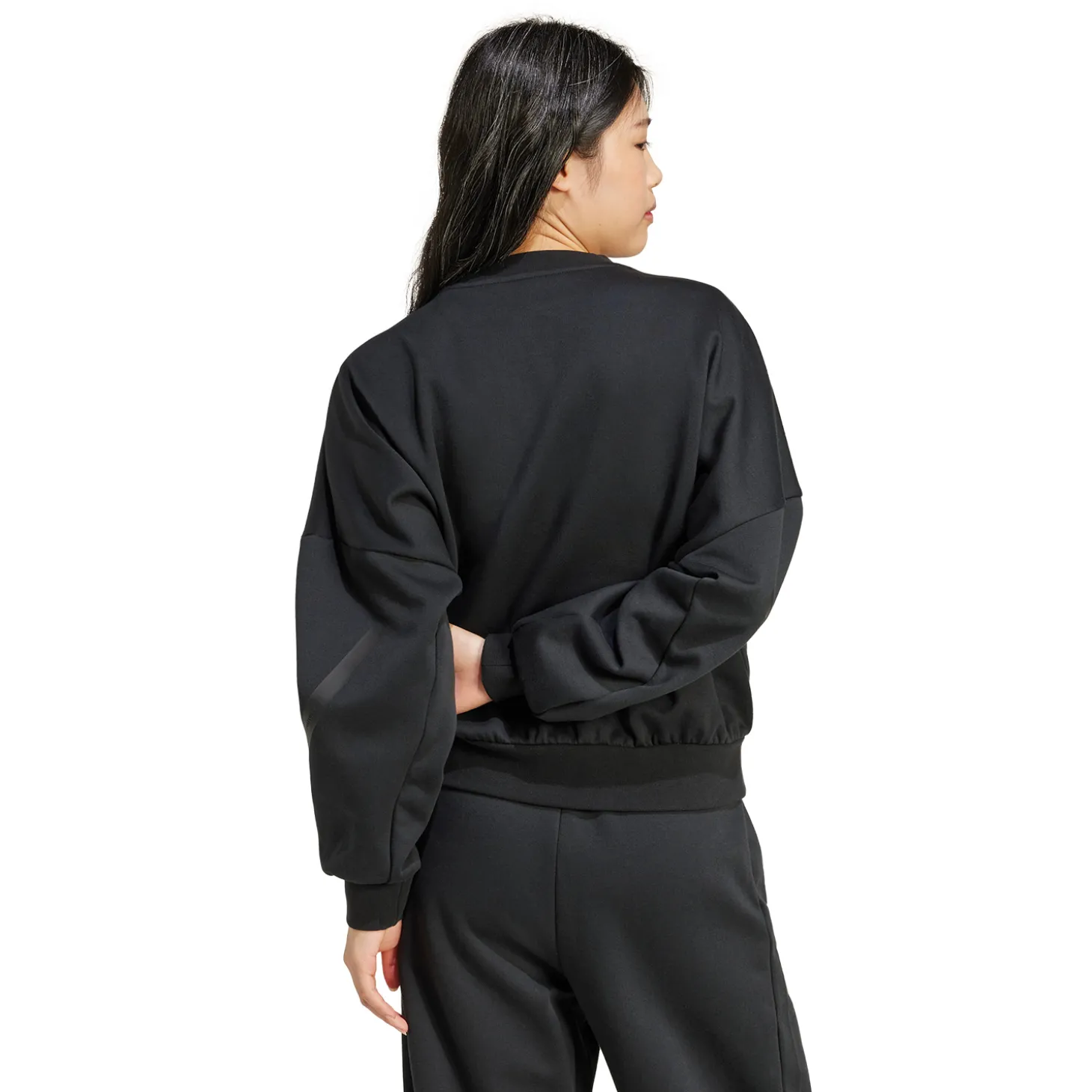 Mujer Adidas España, S.A.U Chándal|Camisetas*Sudadera Mujer adidas Real Urban Negra