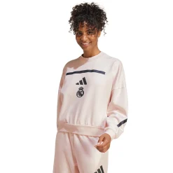 Mujer Adidas España, S.A.U Sudaderas|Chándal*Sudadera Mujer adidas Real Urban Rosa