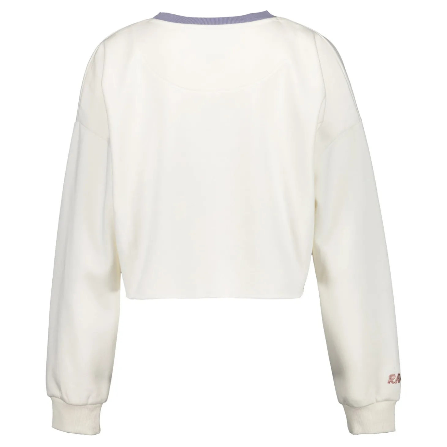 Mujer Foundry Sudaderas*Sudadera Mujer Real Madrid Ladies Vintage Crop Crema