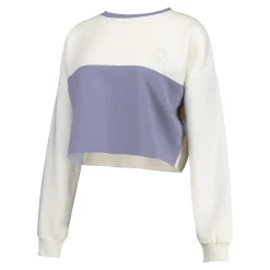 Mujer Foundry Sudaderas*Sudadera Mujer Real Madrid Ladies Vintage Crop Crema