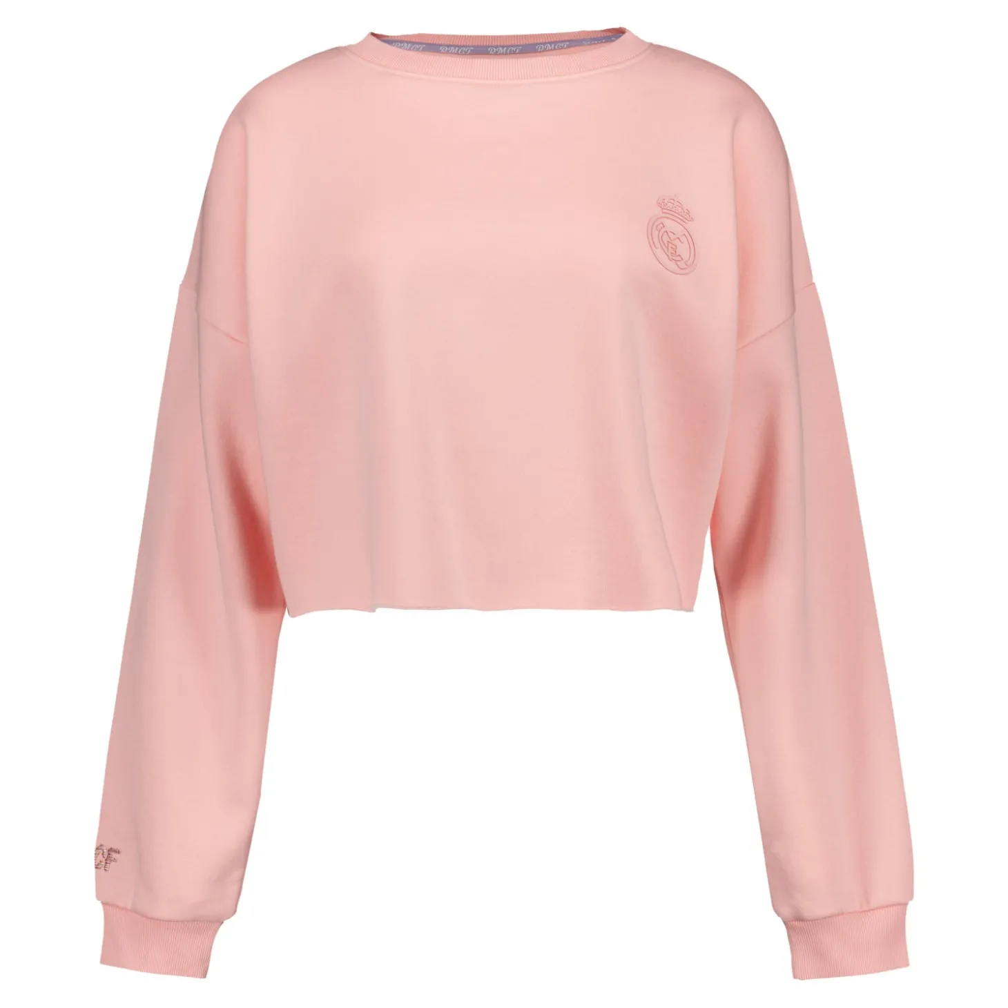 Mujer Foundry Sudaderas*Sudadera Mujer Real Madrid Ladies Vintage Crop Rosa