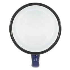 JLK Merchandising, S.L. Artículos Para Bebidas*Taza Metalica 350ml Texto Azul Real Madrid